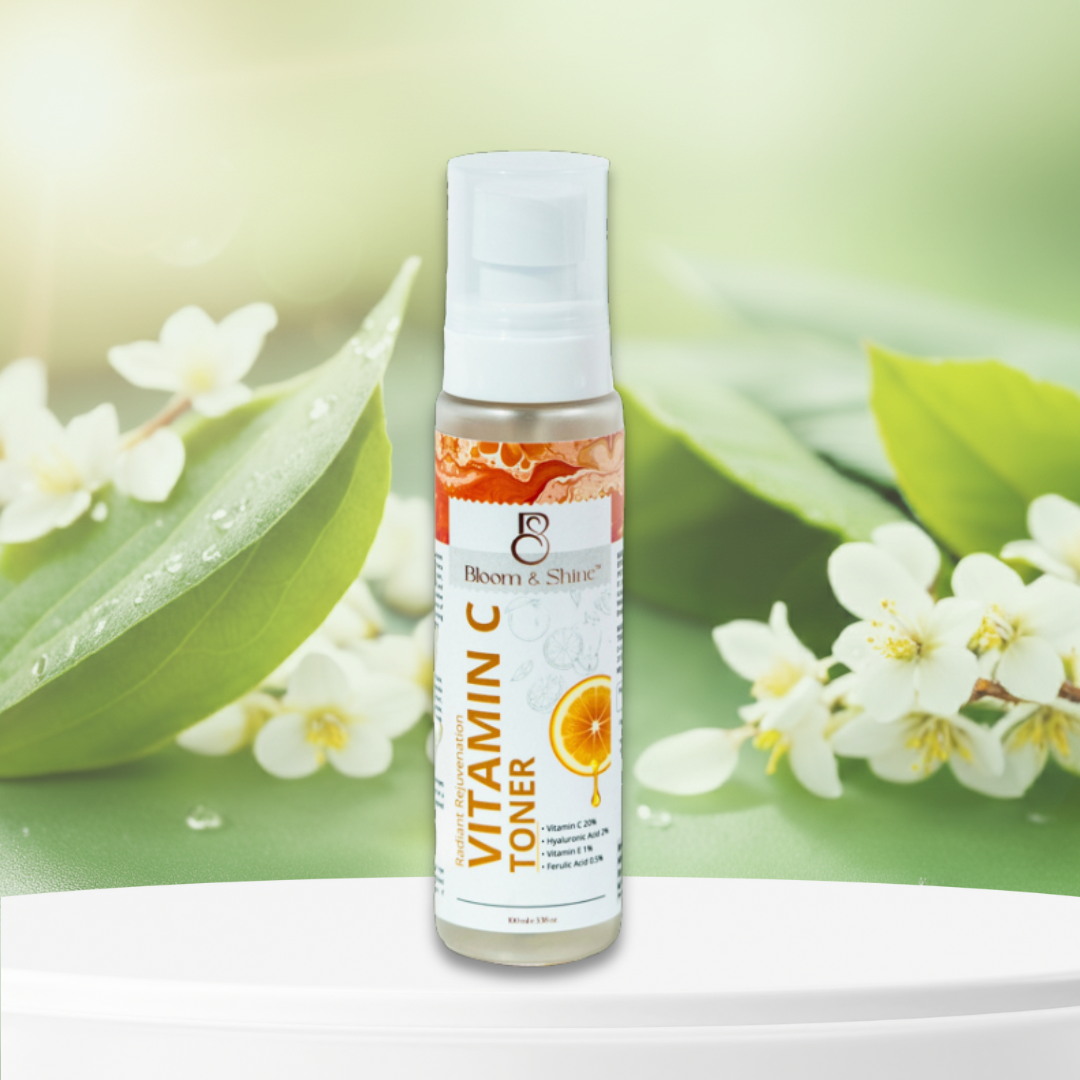 Vitamin C Face Toner Alcohol-Free with Aloe Vera, Cucumber, Green Tea & Rice Water – 100 ml